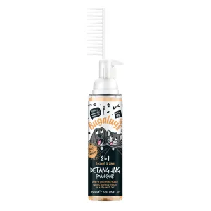 2 in 1 Coconut & Lime Detangling Foam Comb for Dogs & Cats