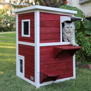 2 Story Outside Cat House