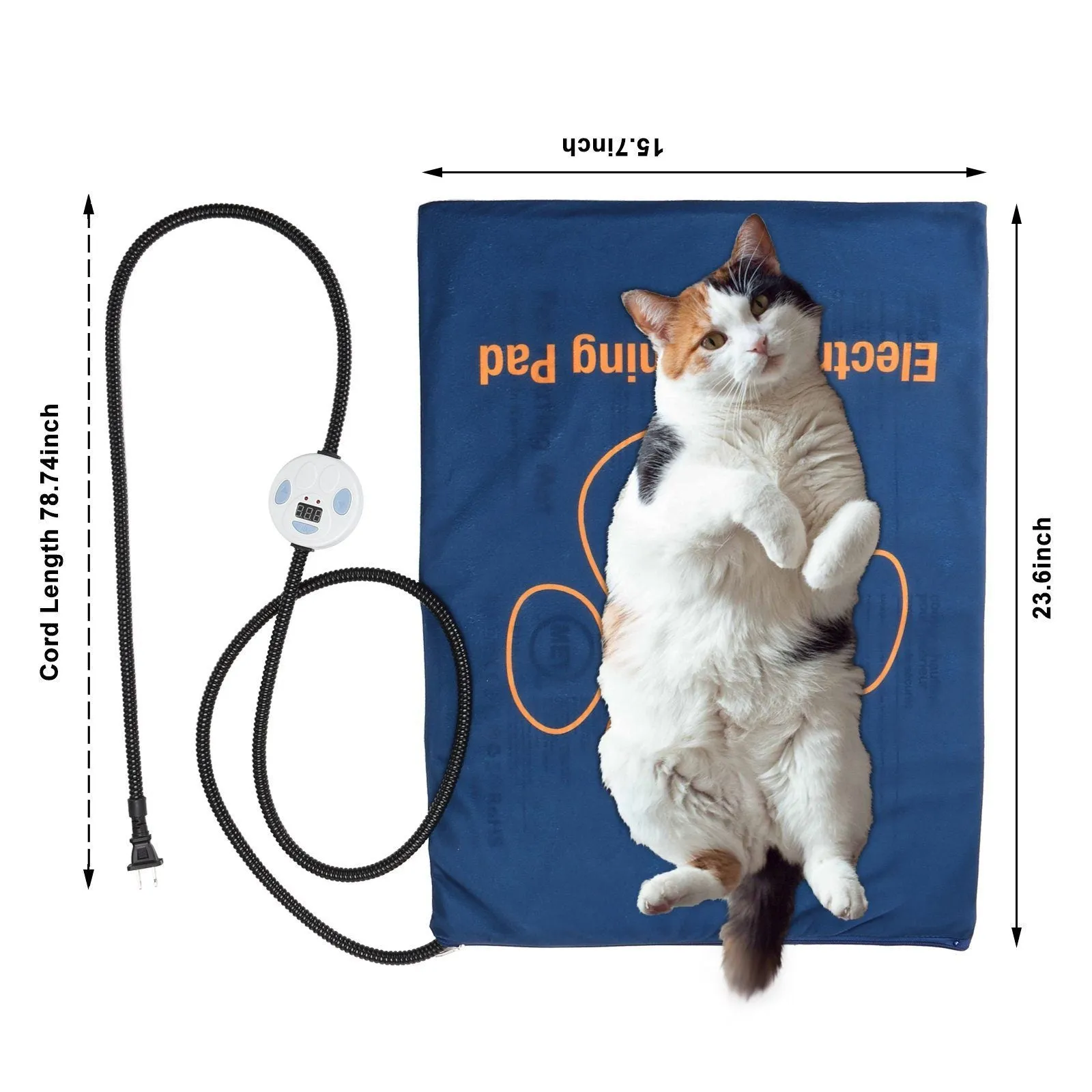 24 Inch Pet Heating Pad Electric Blanket