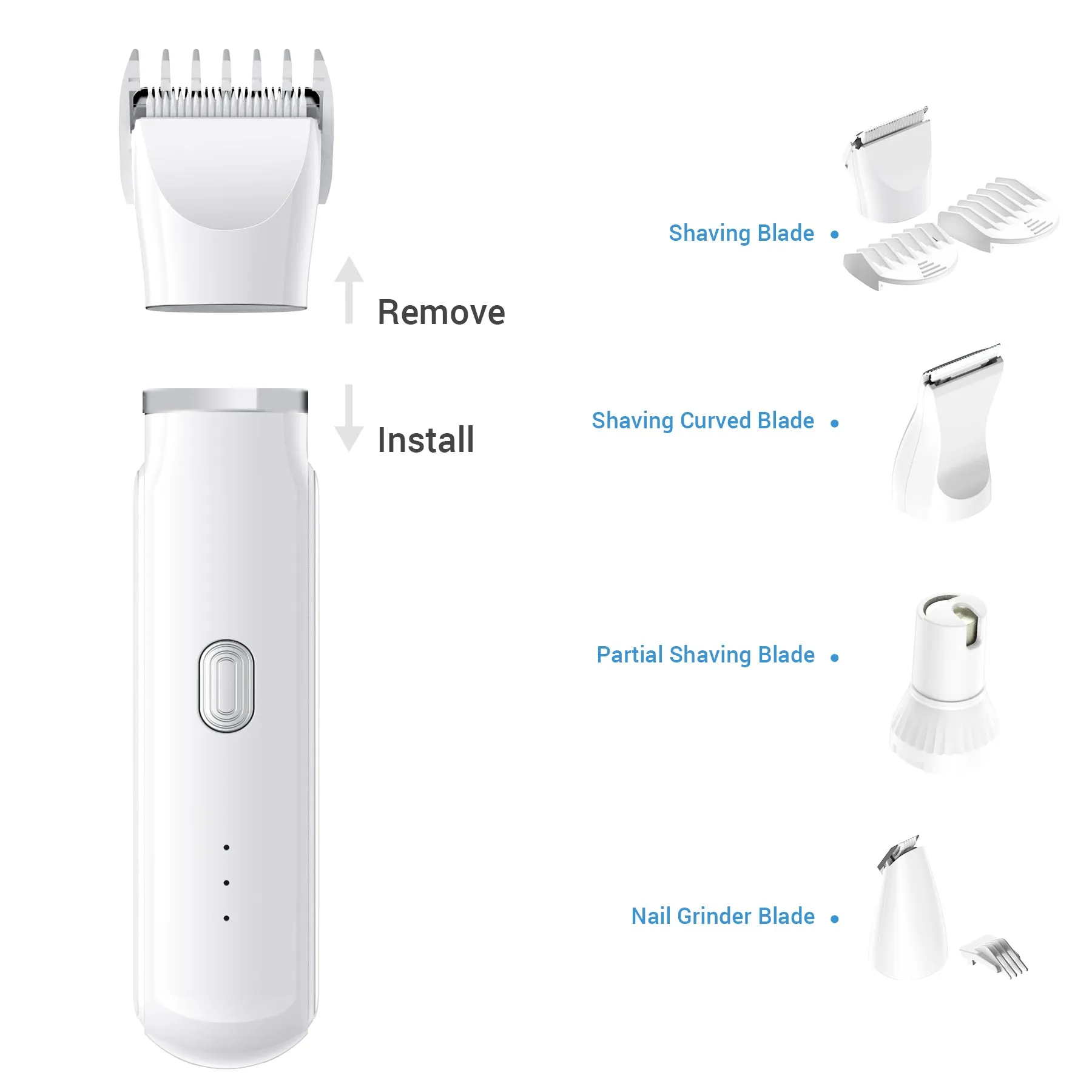 4 in 1 Pet Clipper Kit