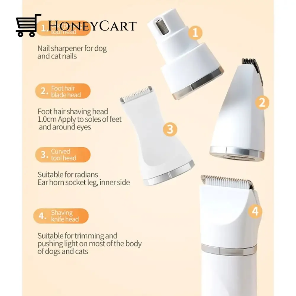 4 in 1 Pet  Electric  Hair Trimmer