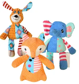Animal Plush Dog Toy: Durable and Fun Playtime for Your Pet