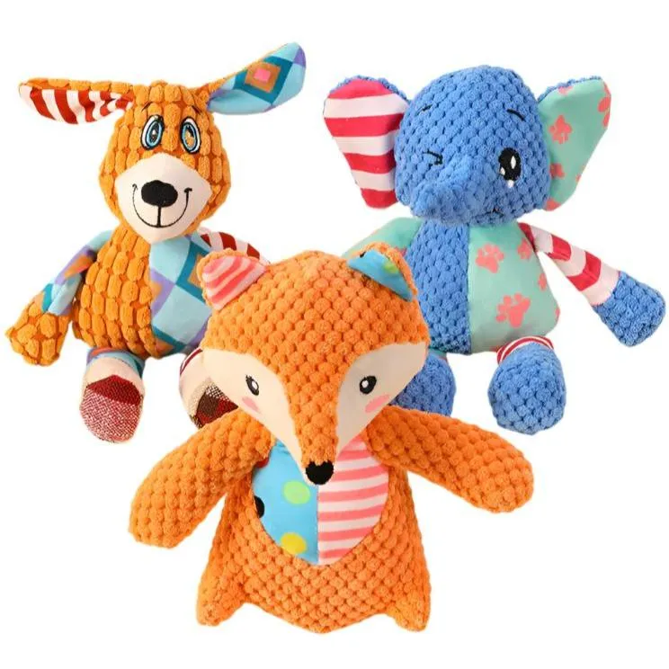 Animal Plush Dog Toy: Durable and Fun Playtime for Your Pet
