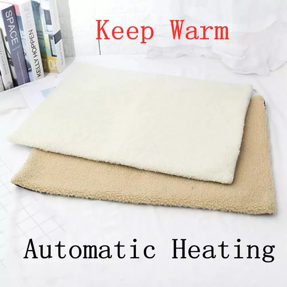 Automatic Warm Pet Soft Fleece Self-Heating Cat Bed Mats Dog Rest Blanket Winter Foldable Pets Warm Sleep Mattress For Dogs Cats