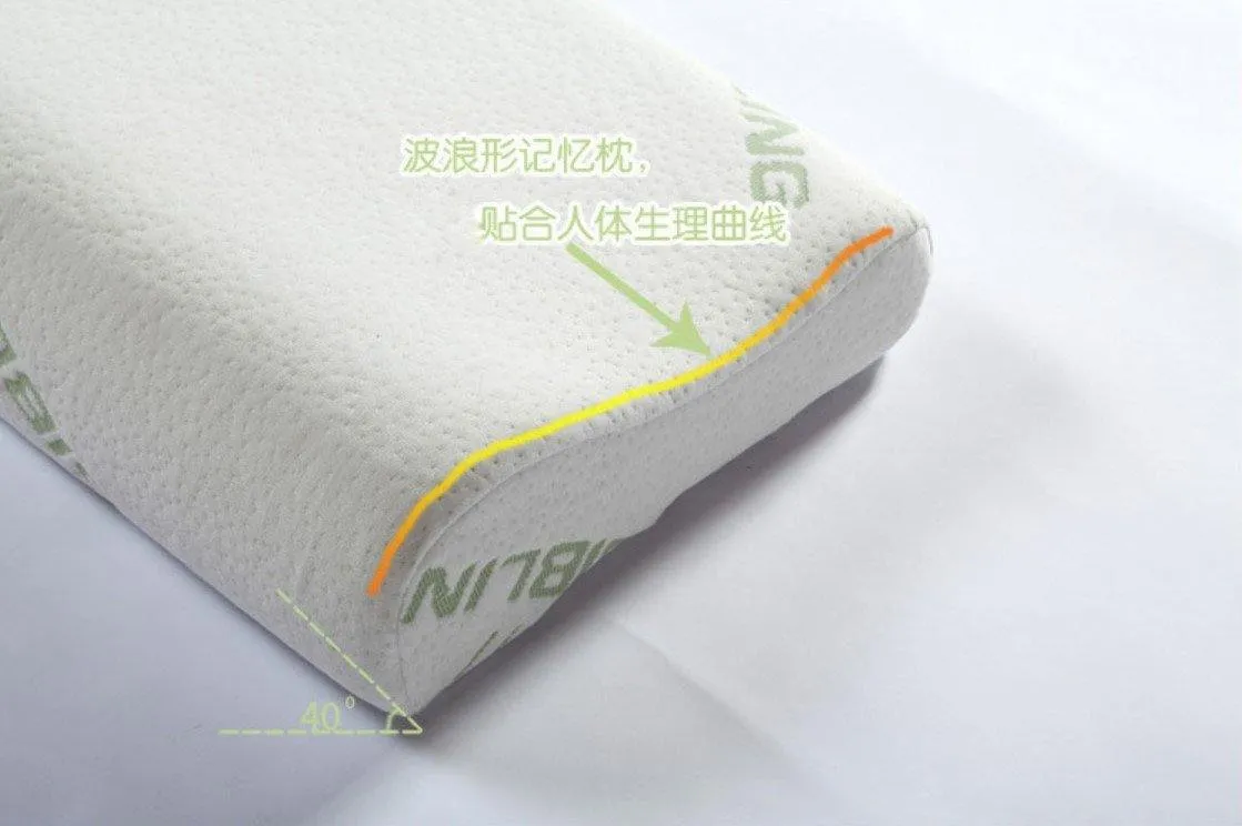 Bamboo and Memory Foam Orthopedic Pillow