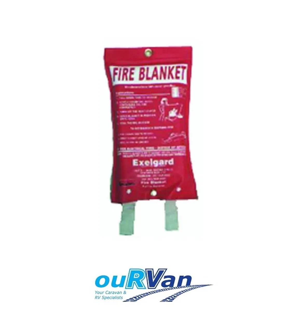 Camec Fire Blanket Caravan Motorhome RV Camping