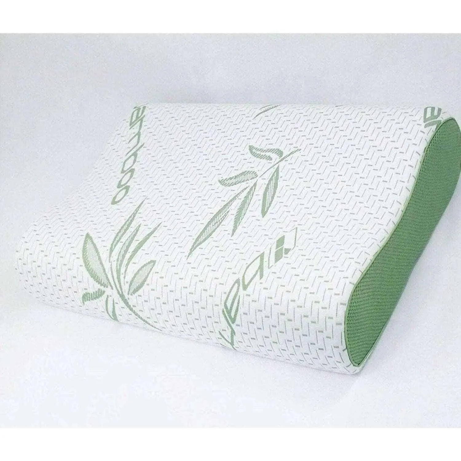 Contour Bamboo Memory Foam Pillow - Orthopedic Head & Neck Support for Sleep Comfort