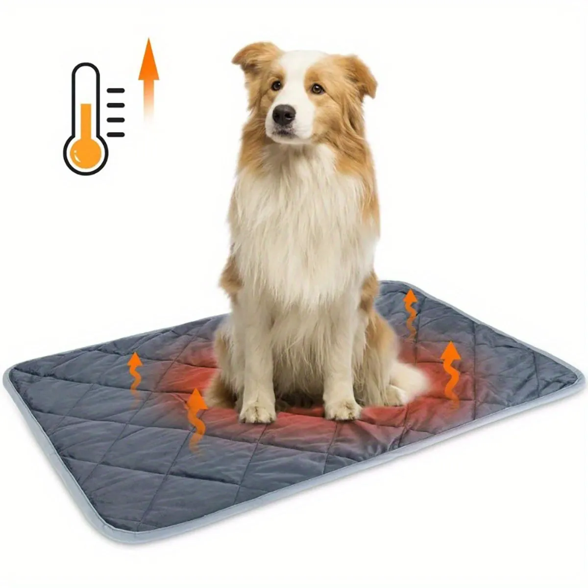 Dog Cat Bed, Cat Dog Non-Slip Mat, Extra Warm Thermal Pet Pad  Self-Heating Cat Mat