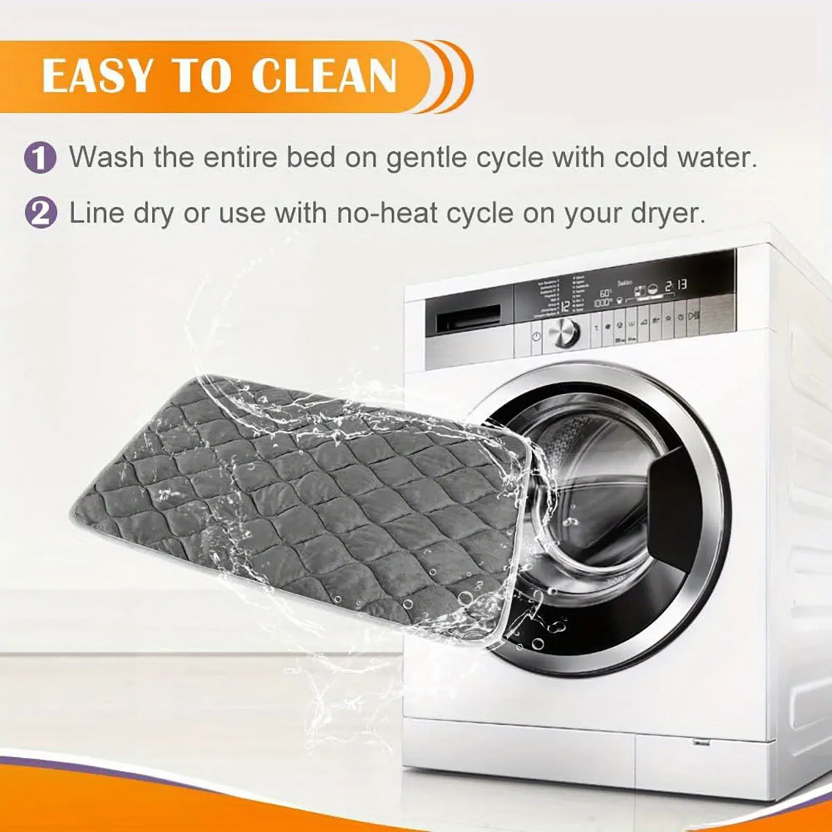 Dog Cat Bed, Cat Dog Non-Slip Mat, Extra Warm Thermal Pet Pad  Self-Heating Cat Mat