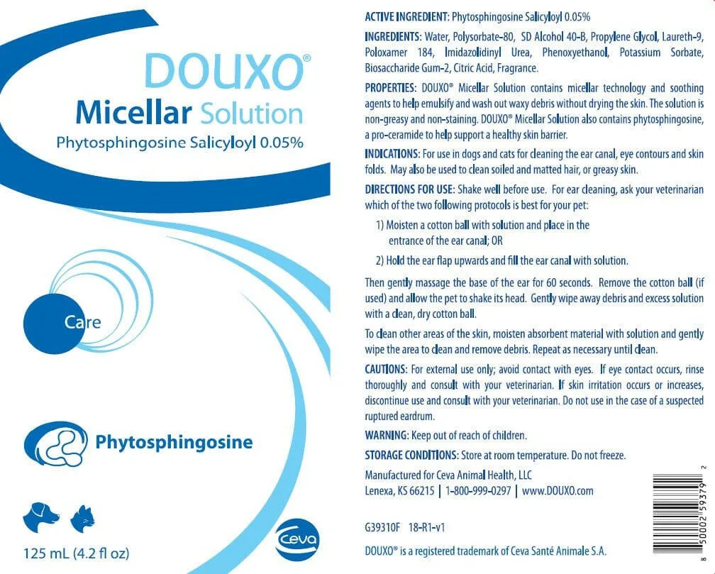 Douxo Micellar Solution for Ears & Face