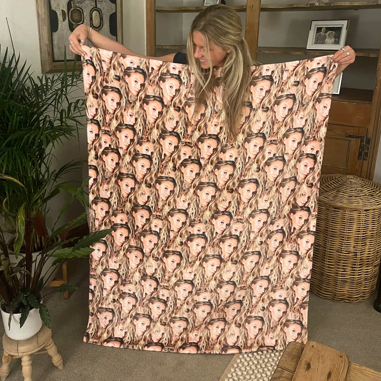 Face Mash Personalised Blanket