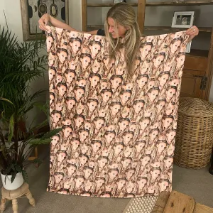 Face Mash Personalised Blanket