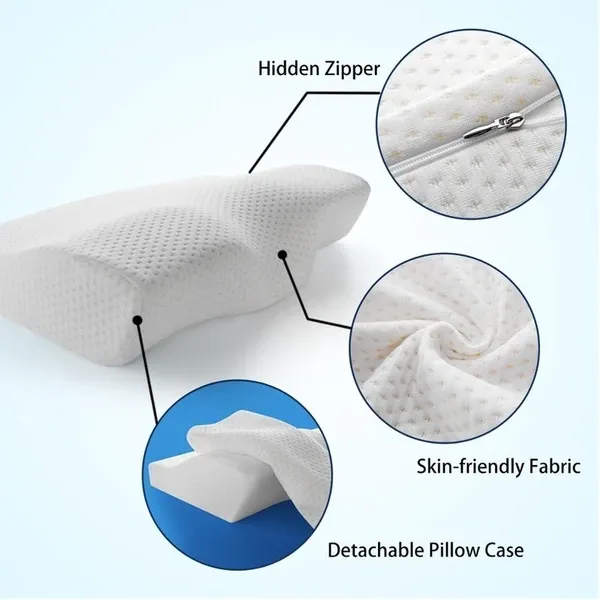 Funki Buys | Pillows | Memory Foam Neck Support Bed Pillow