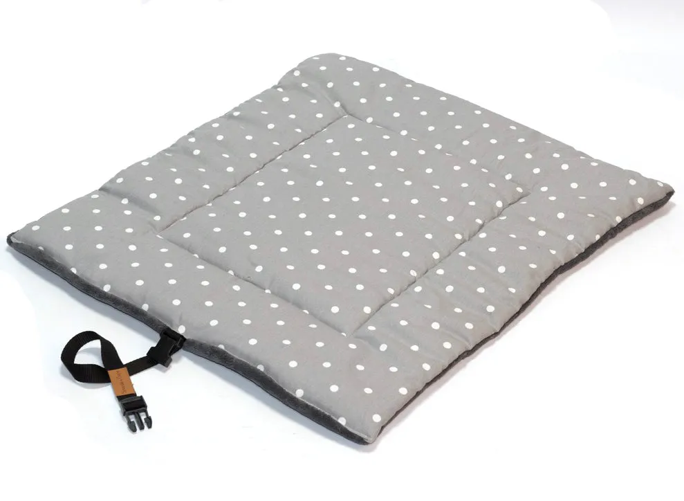 Grey Spot Travel Mat