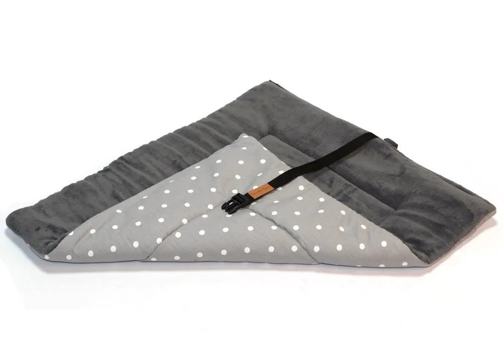 Grey Spot Travel Mat