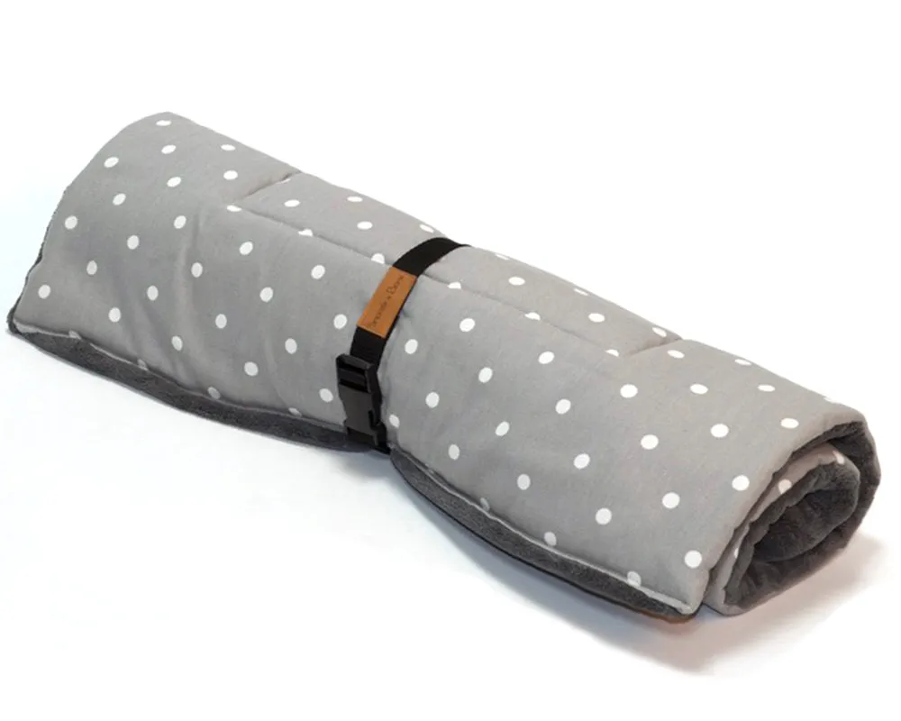Grey Spot Travel Mat