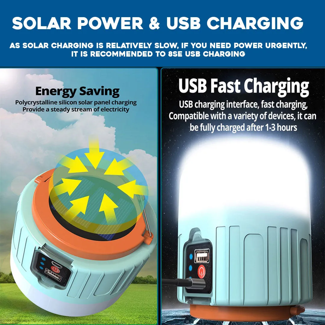 High Power Solar LED Camping Light