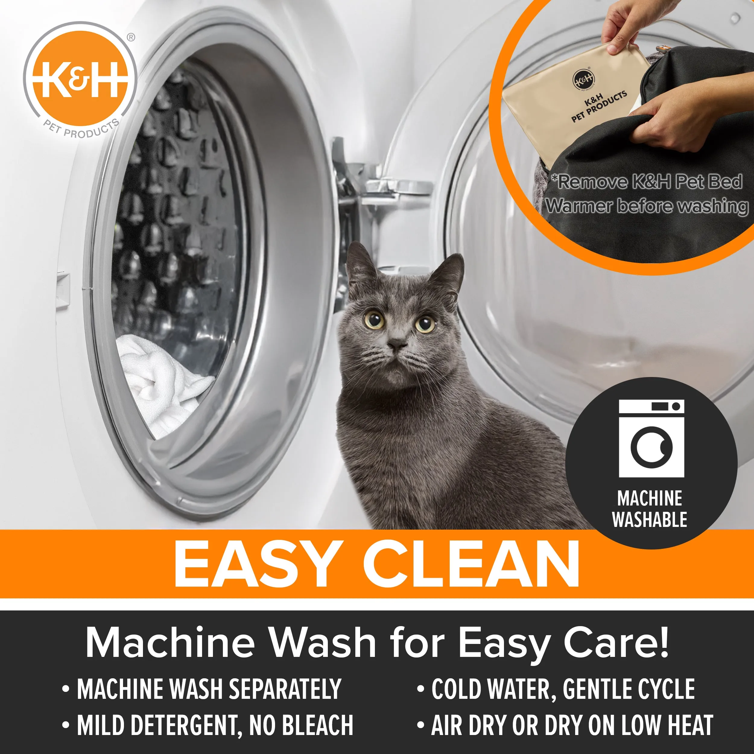 K&H Thermo-Snuggle Cup Heated Cat Bed