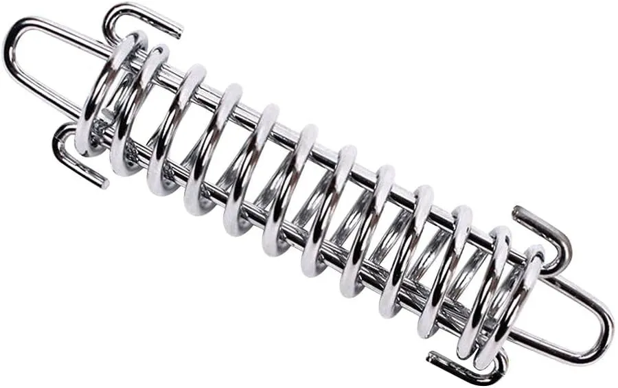 Outdoor stainless steel Tent Spring Buckle Camping Accessories (10 Pack-1 Set(4 Pcs))