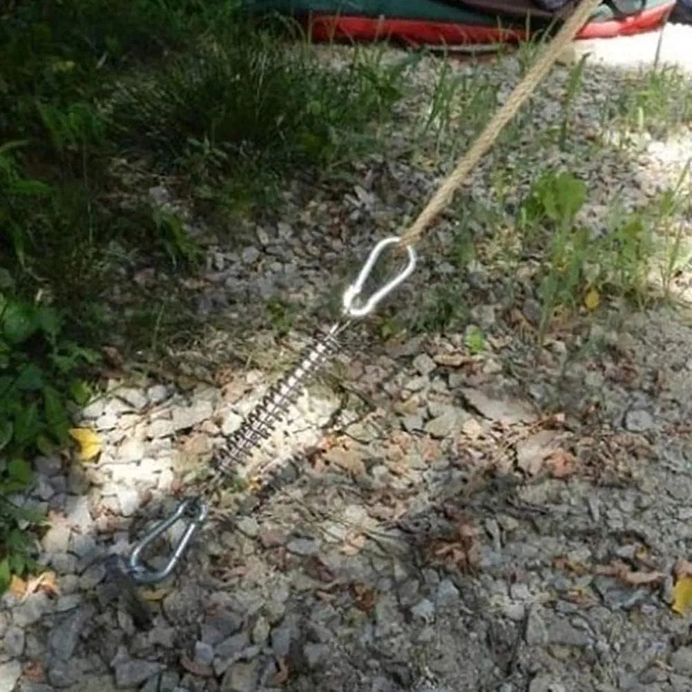 Outdoor stainless steel Tent Spring Buckle Camping Accessories