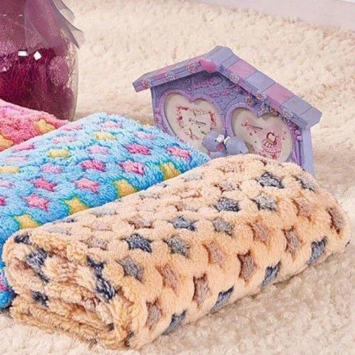 Pet Blanket Dog Cat Mat Sofa Cushion Soft Warm Flannel
