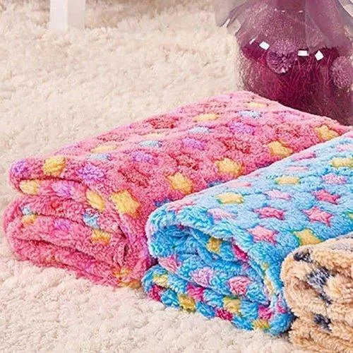 Pet Blanket Dog Cat Mat Sofa Cushion Soft Warm Flannel
