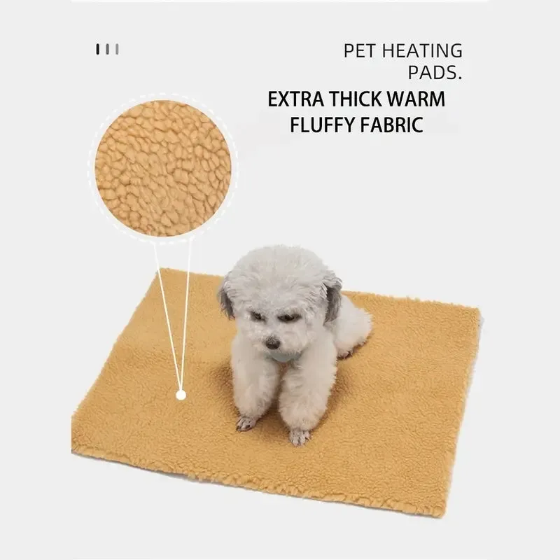 Pet Cat Self-Warming Heating Convertible Cuddle Bed Blanket