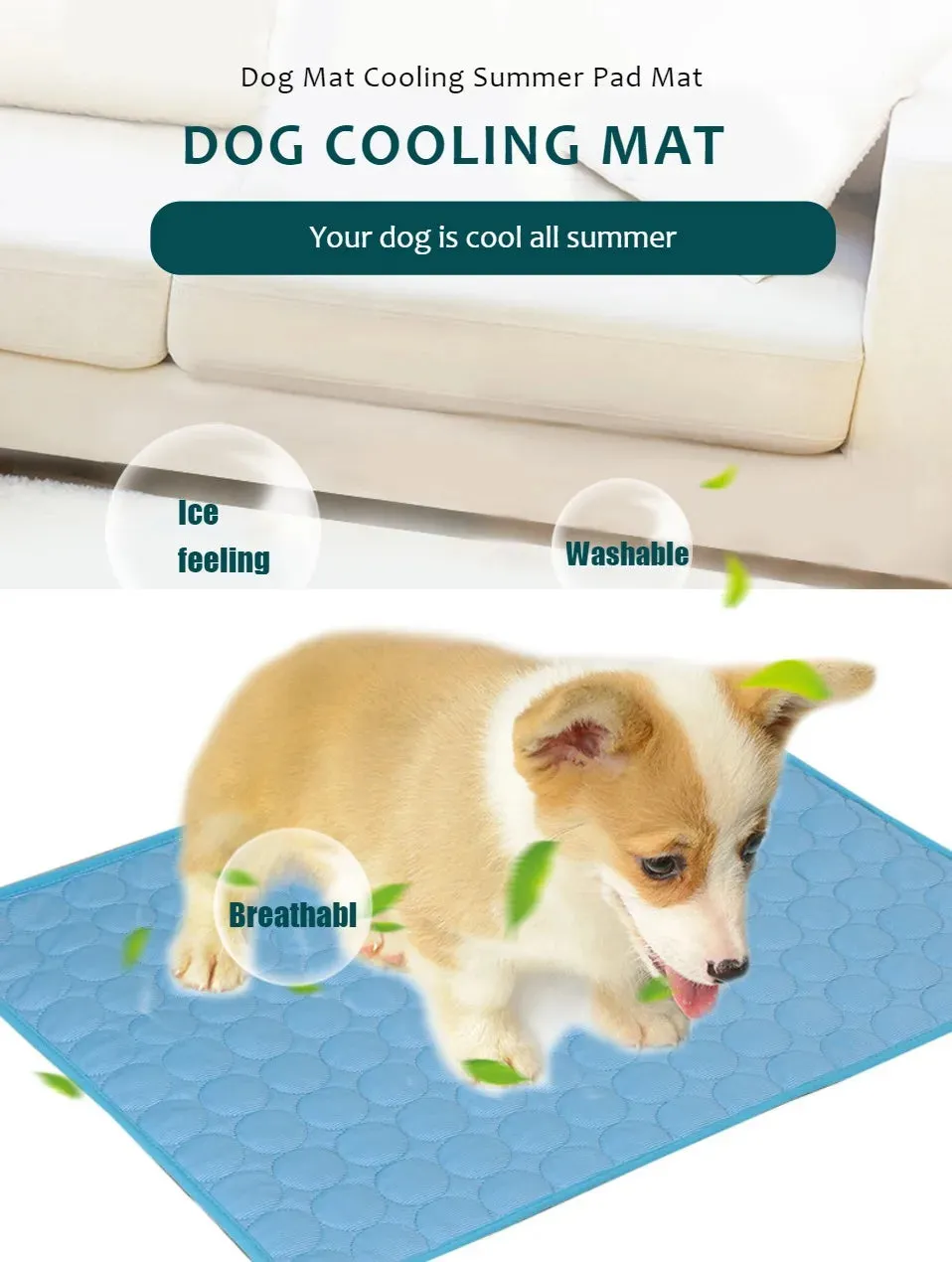 Pet Cooling Mat (Washable)