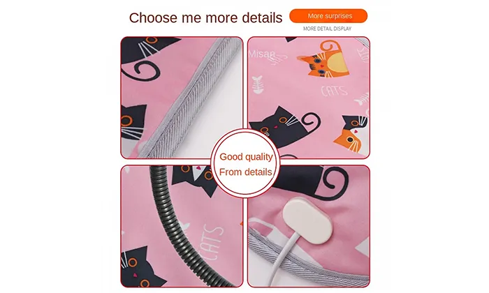 Pet electric heating blanket cushion