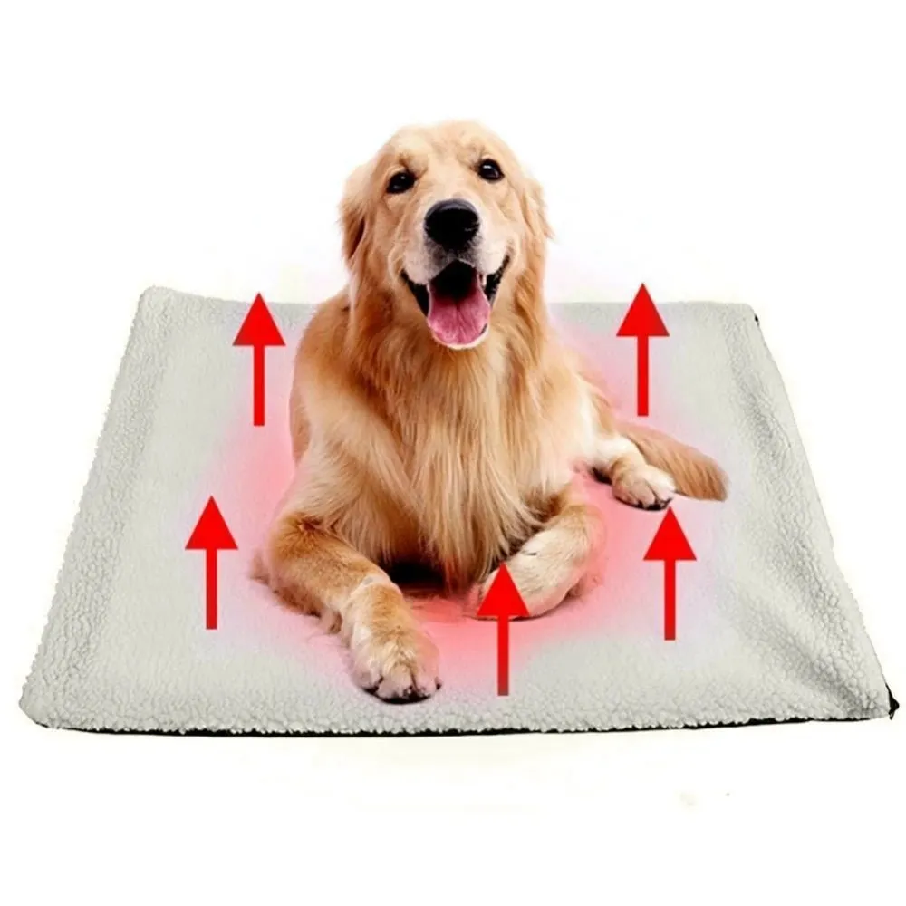 Pet Self-Heating Blanket: Winter Fluffy Warm Mattress