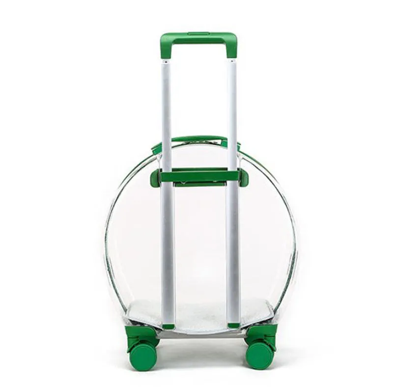 Pet trolley case out portable transparent cat and dog bag multifunctional pet backpack