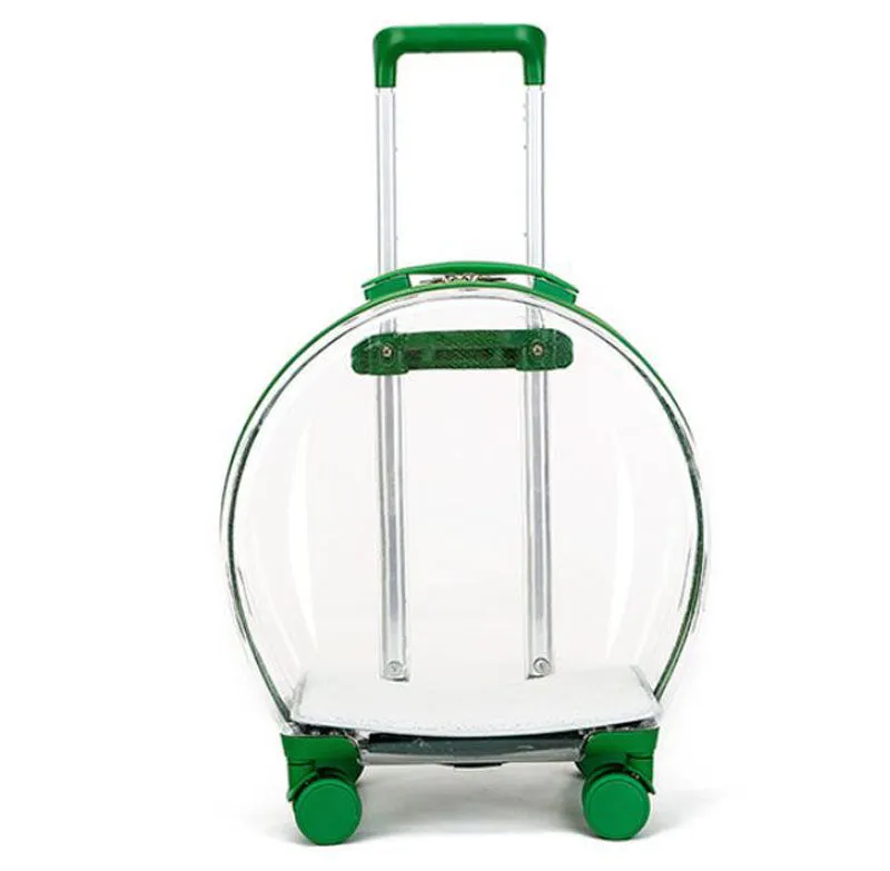 Pet trolley case out portable transparent cat and dog bag multifunctional pet backpack