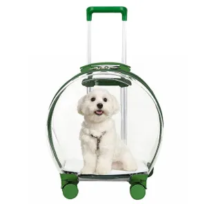 Pet trolley case out portable transparent cat and dog bag multifunctional pet backpack