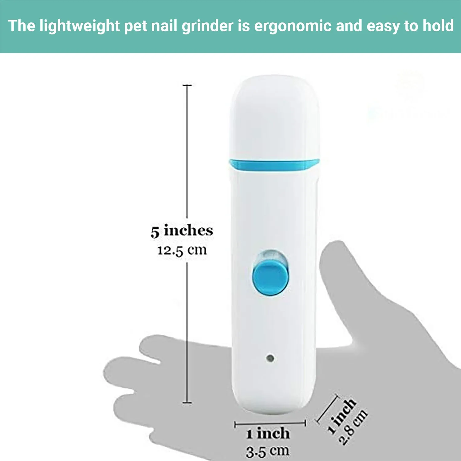 Pipers Pet Nail Grinder Dog Cat Claw Toe Grooming Trimmer Clipper Electric Tool