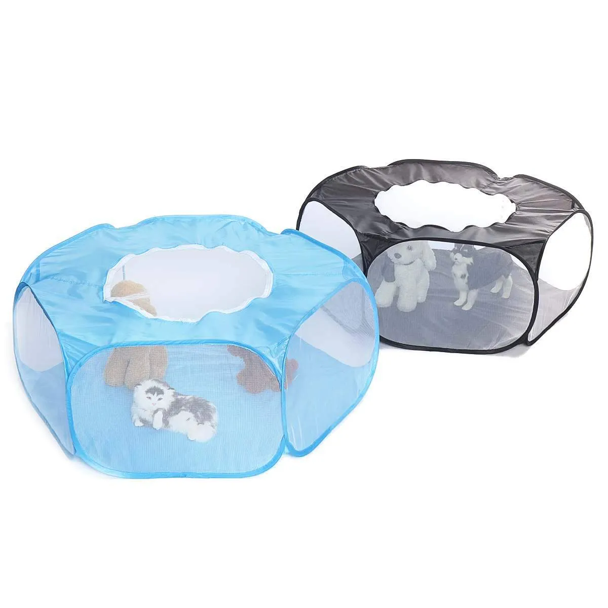 Portable Pet Tent - Waterproof Polyester Pet Fence
