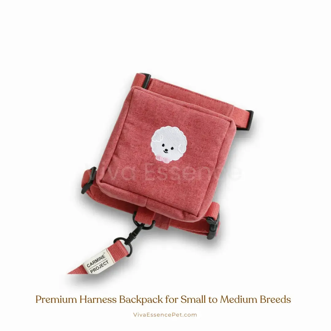 Premium Dog harness backpack for Small to Medium Breeds