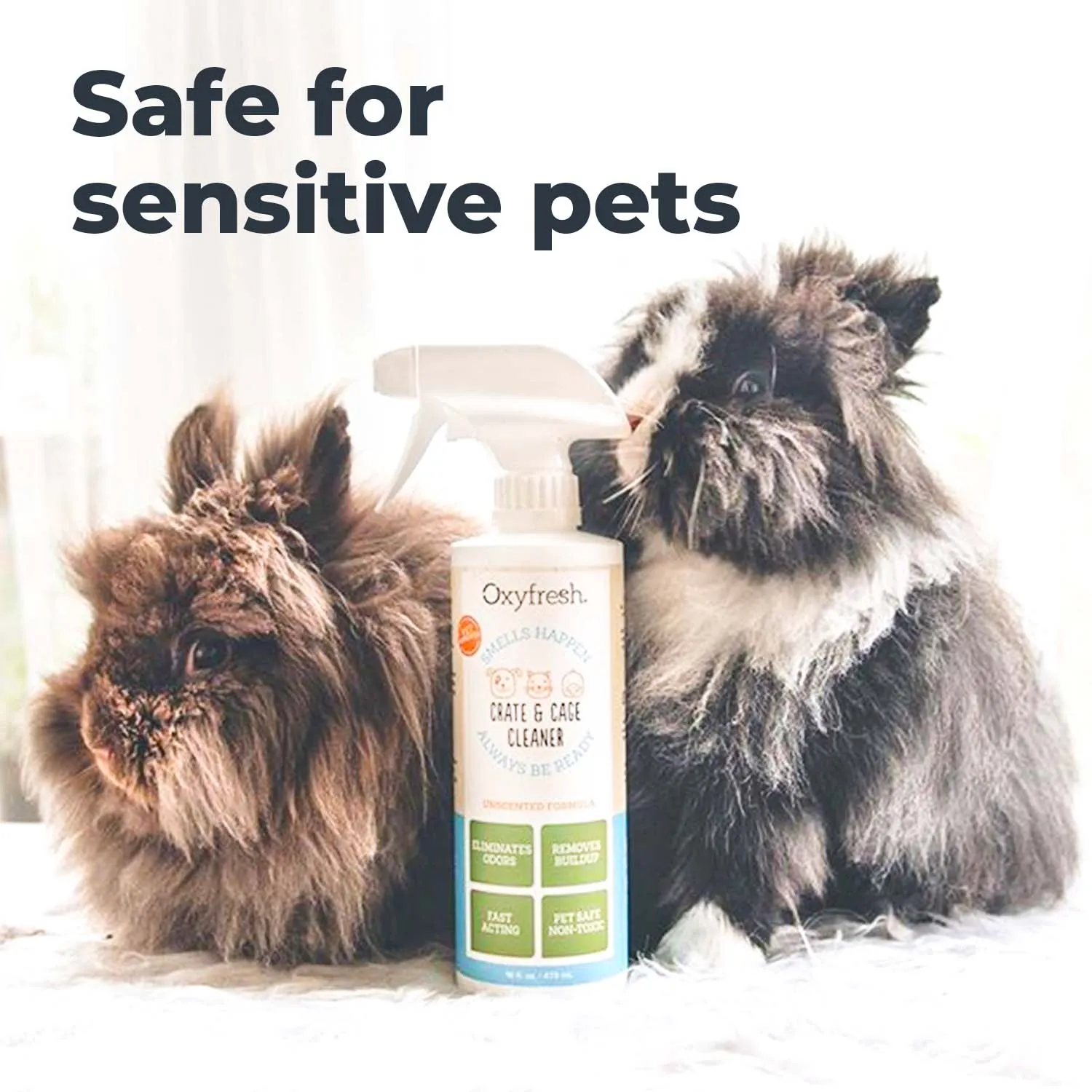 Premium Pet Cage and Crate Cleaner - Streak-free & Eliminates Odors
