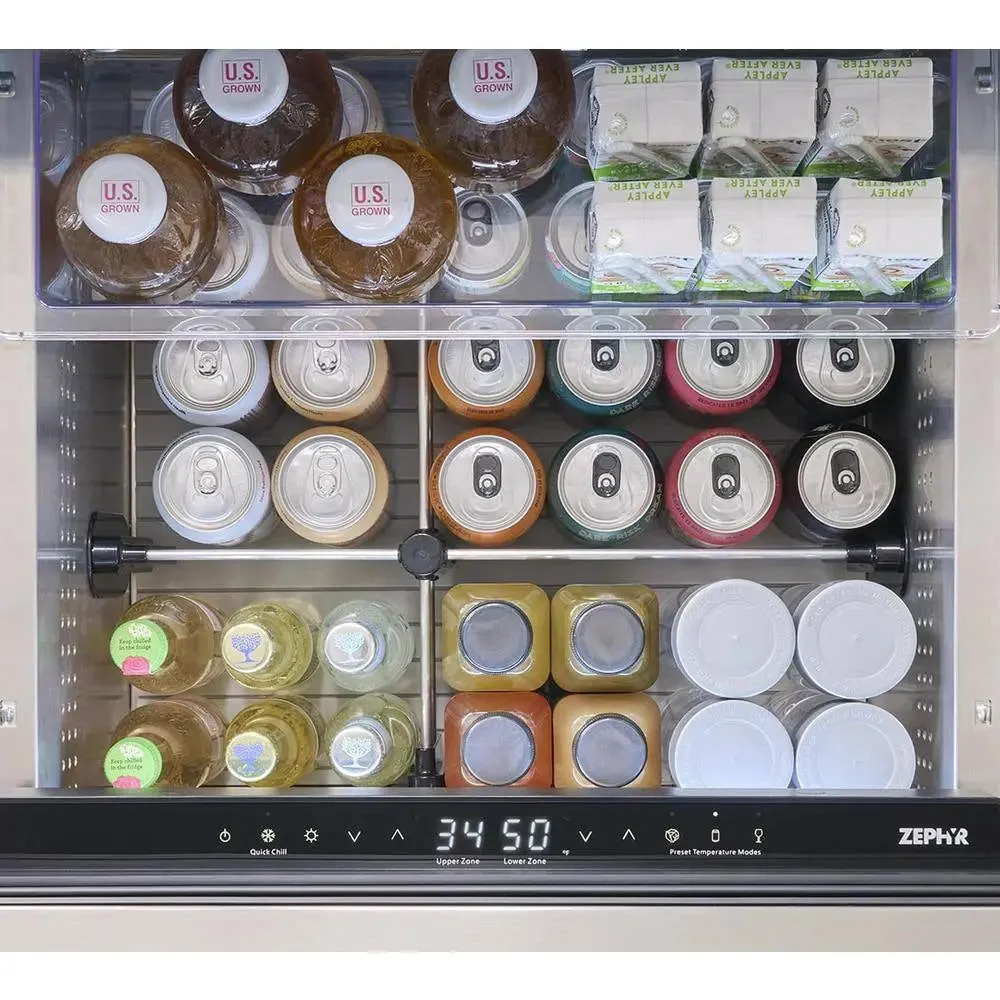 Presrv 24 In. Dual Zone Outdoor Refrigerator Drawers