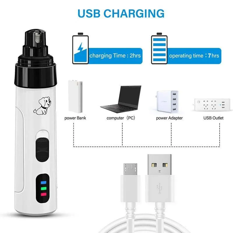 Rechargeable Painless Pet Painless Pet Nail Grinder