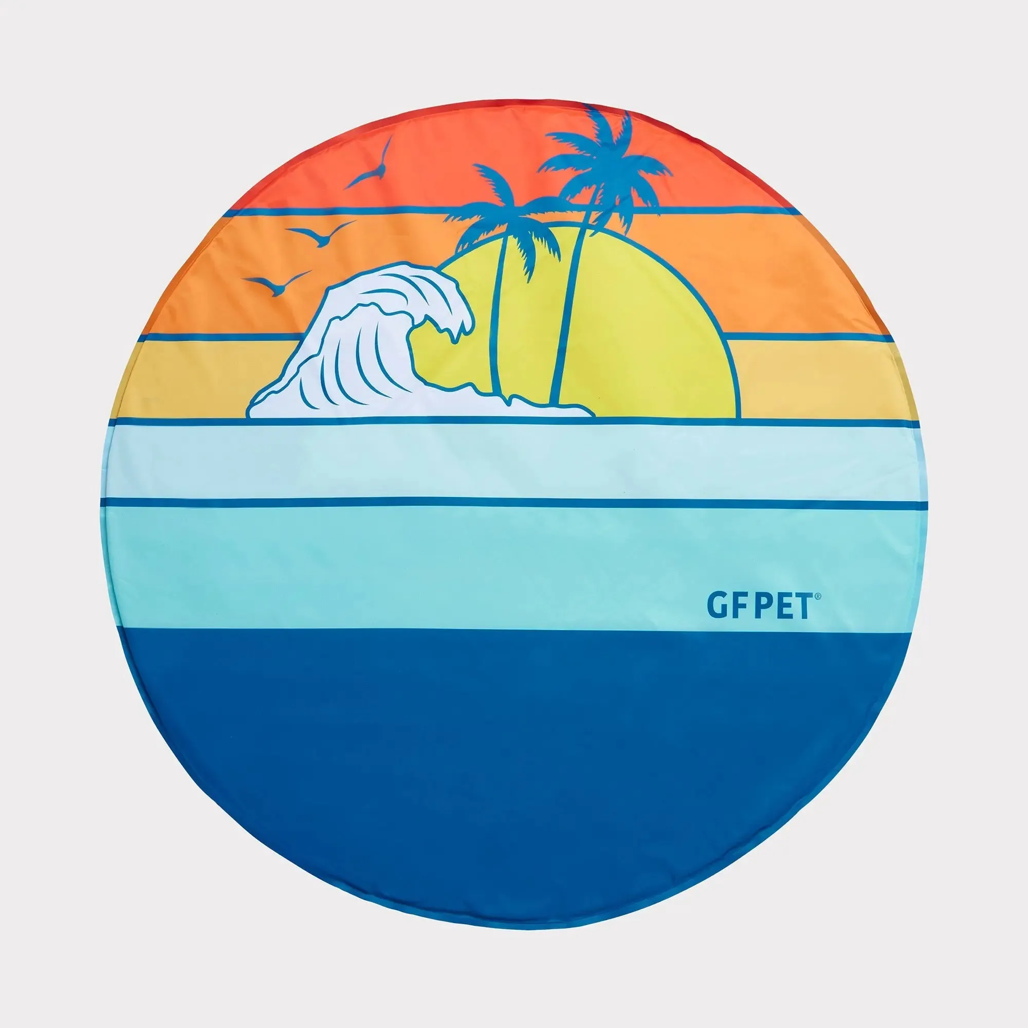 round sunset ice mat - 2 sizes