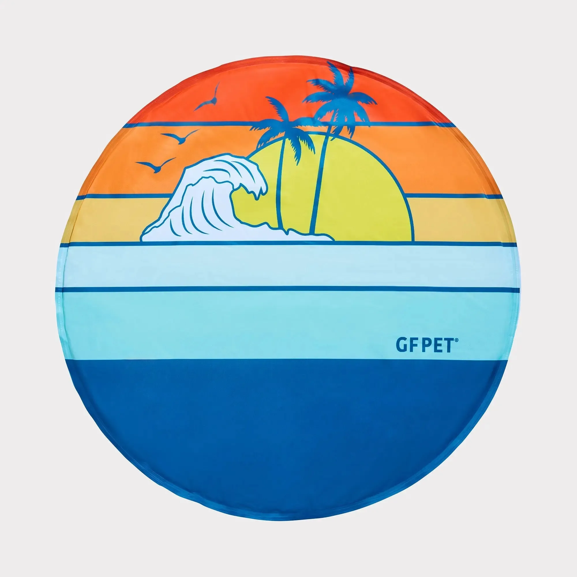 round sunset ice mat - 2 sizes
