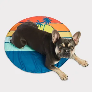 round sunset ice mat - 2 sizes