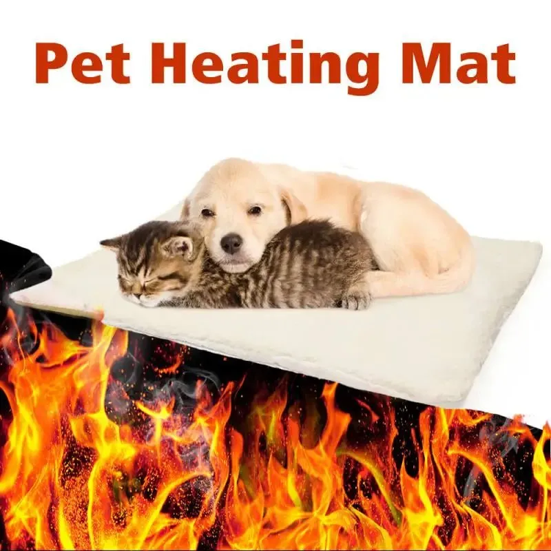 Self-Heating Pet Bed: Super Soft Comfortable Warming Mat