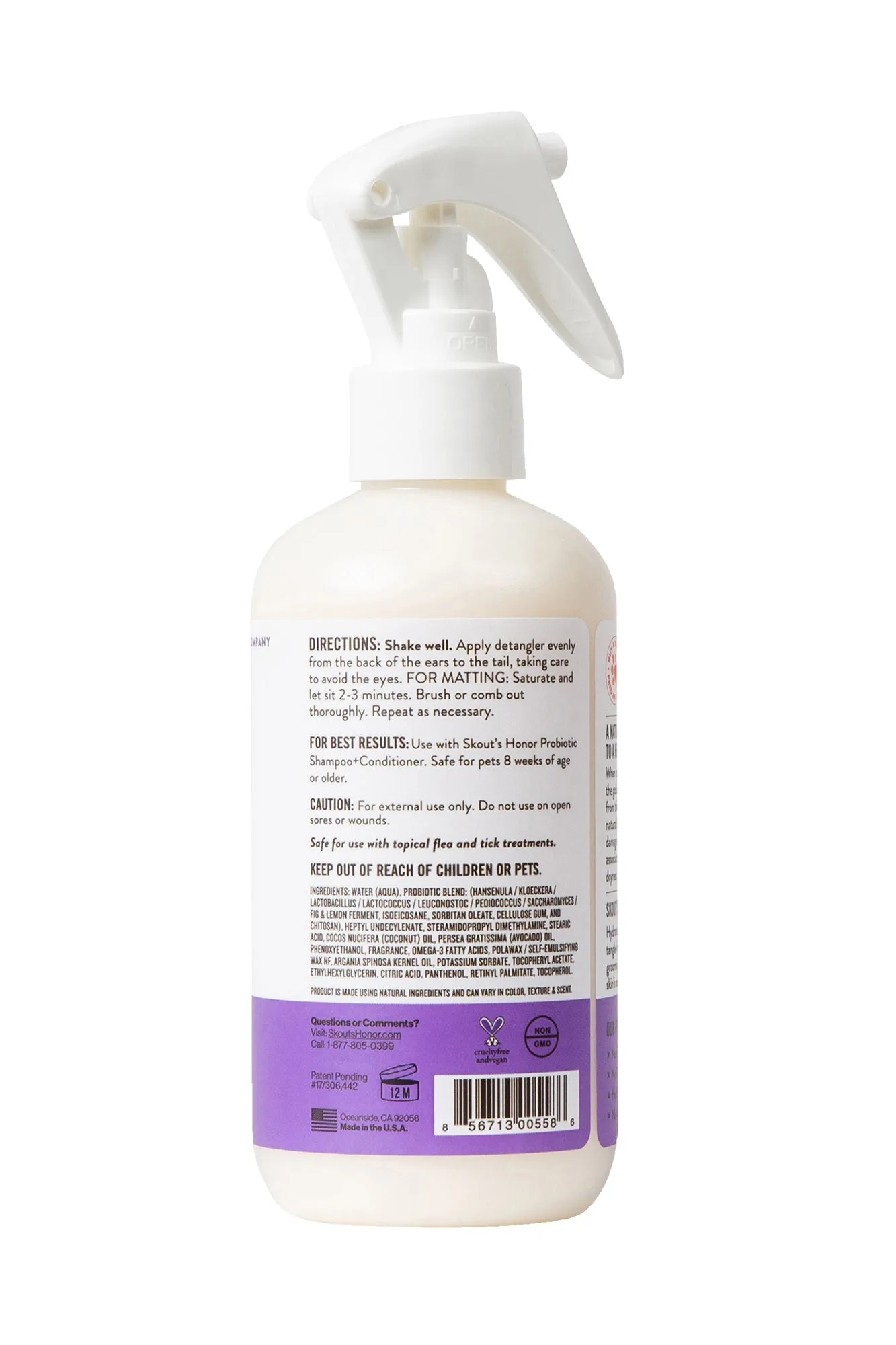 Skout's Honor Probiotic Lavender Detangler