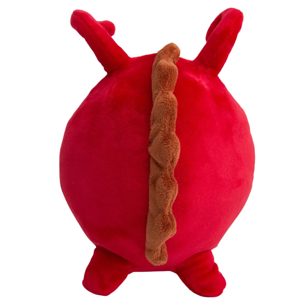 Snugarooz Just Jeff the Monster 2-in-1 Plush with Hidden Ball Dog Toy
