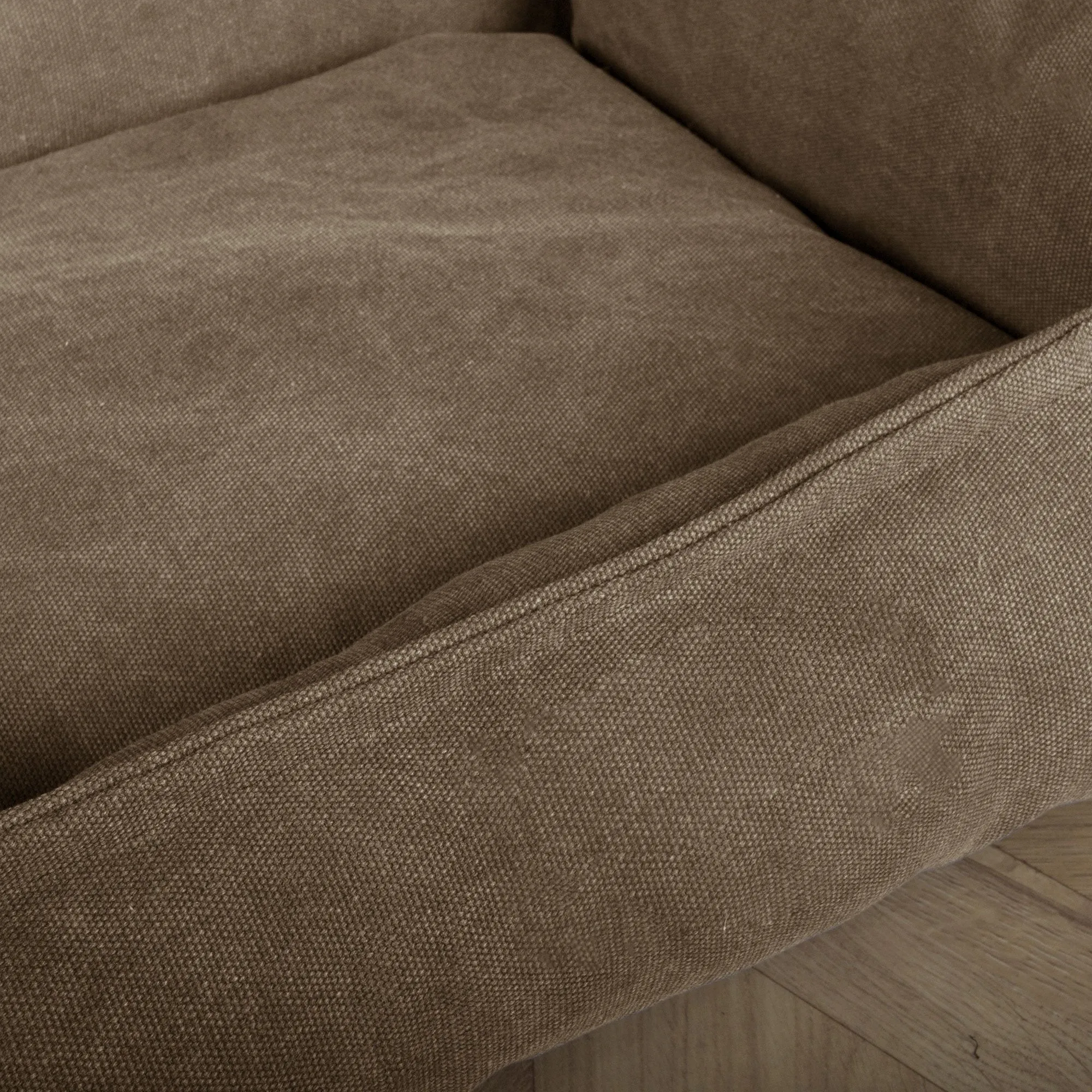 The Nest - Orthopedic Memory Foam Dog Bed - Stonewashed Denim Earth