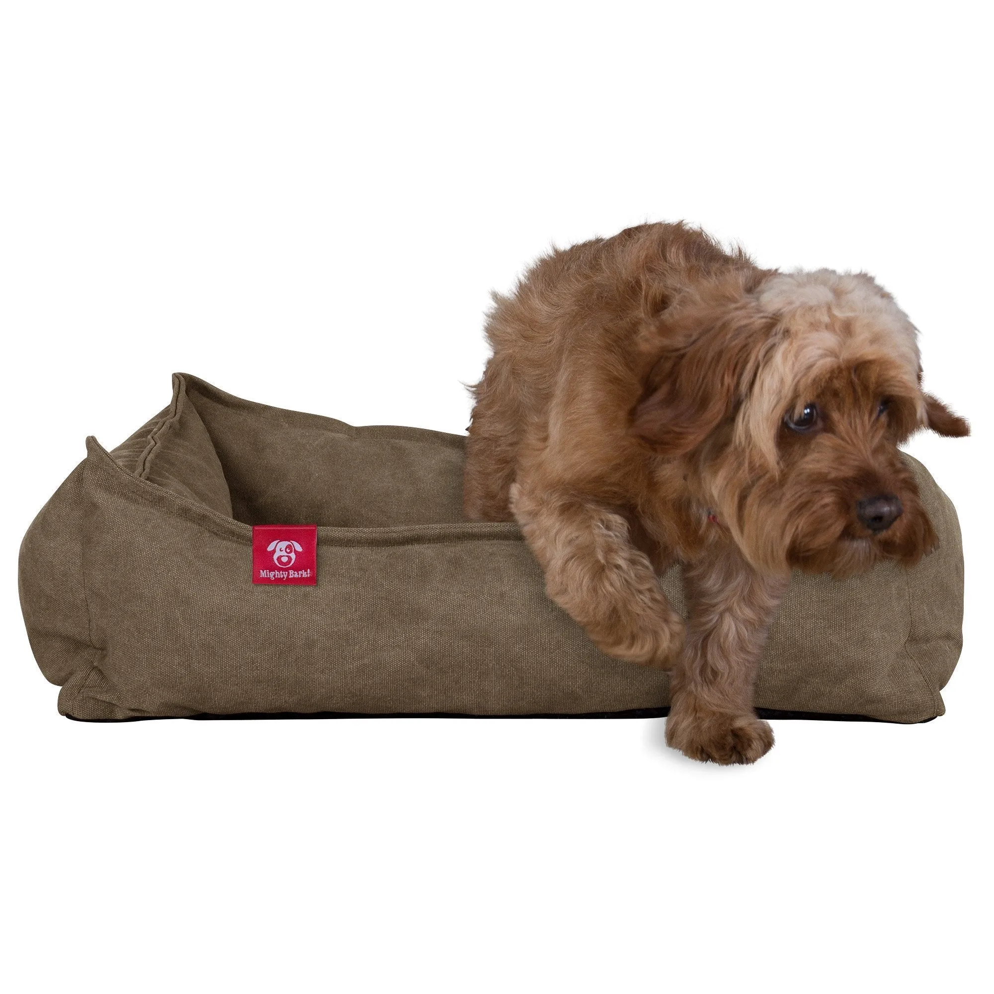 The Nest - Orthopedic Memory Foam Dog Bed - Stonewashed Denim Earth