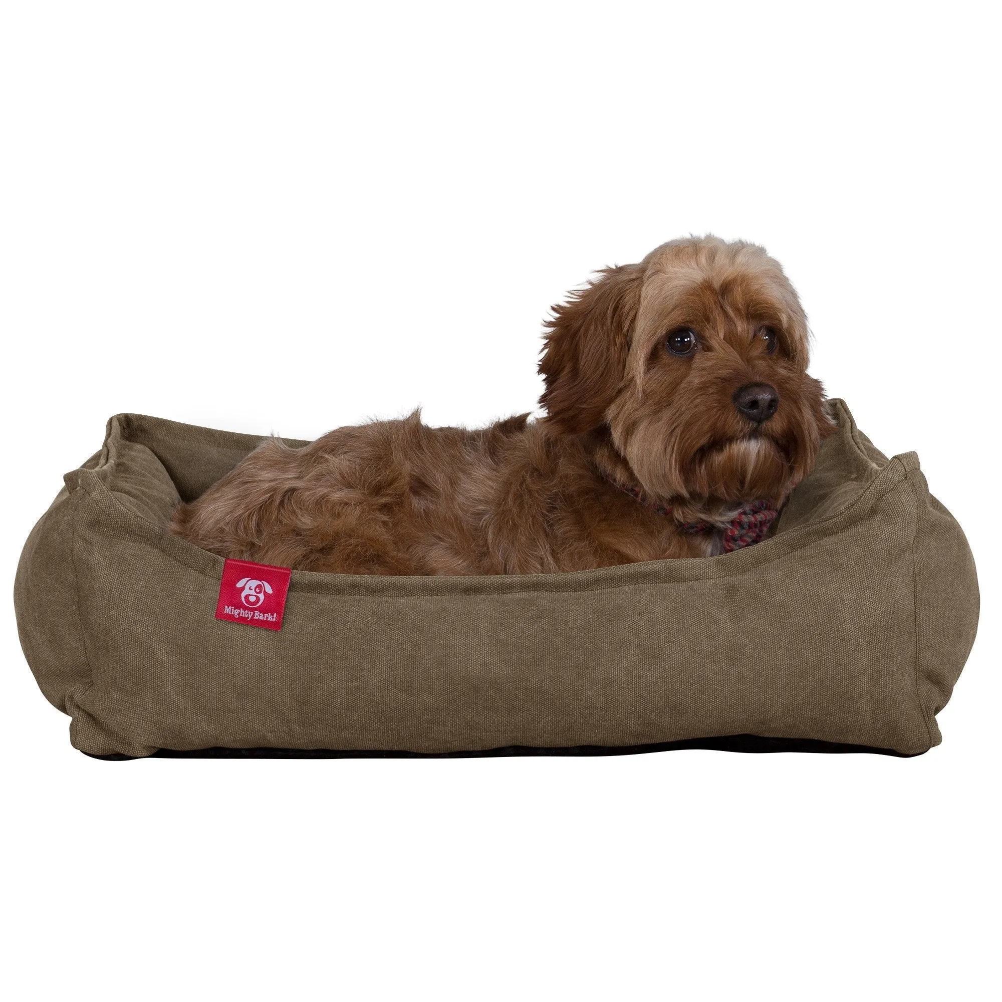The Nest - Orthopedic Memory Foam Dog Bed - Stonewashed Denim Earth