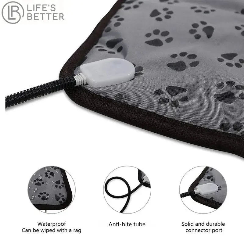 The Ultimate Waterproof Dog - Cat - Pet Heating Pad /Blanket for Comfort and Safety
