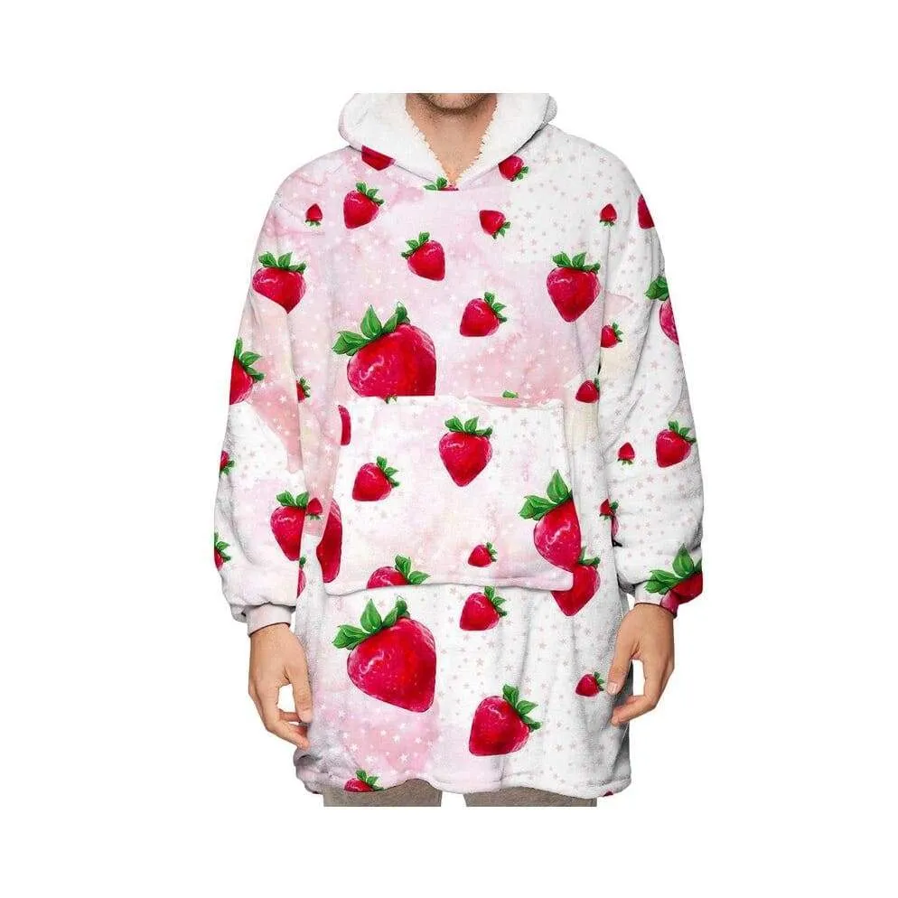 Wearable Hooded Blankets Pullover